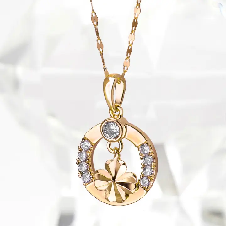 주리에떼 14K 18K 엘리아나 목걸이, 옐로우골드, 14k, 1개