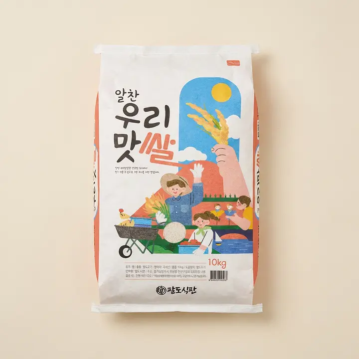 Pureun 알찬 우리맛쌀, 상등급, 10kg, 1포