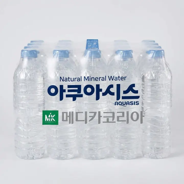 아쿠아시스 생수, 무라벨, 500ml, 40개