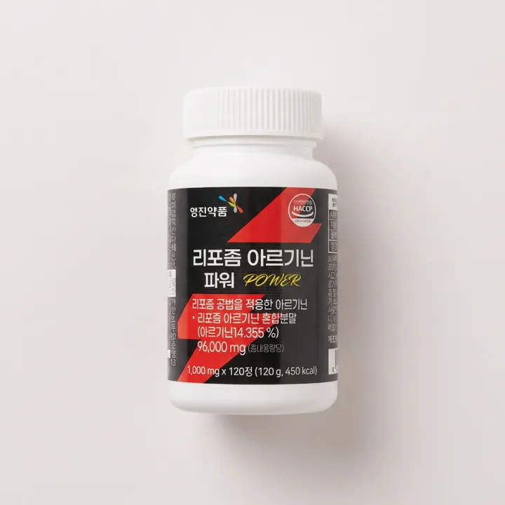 리포좀 아르기닌 파워, 120정, 1박스