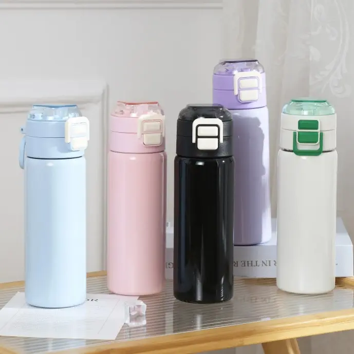 2단 원터치 텀블러, 500ml, 1세트