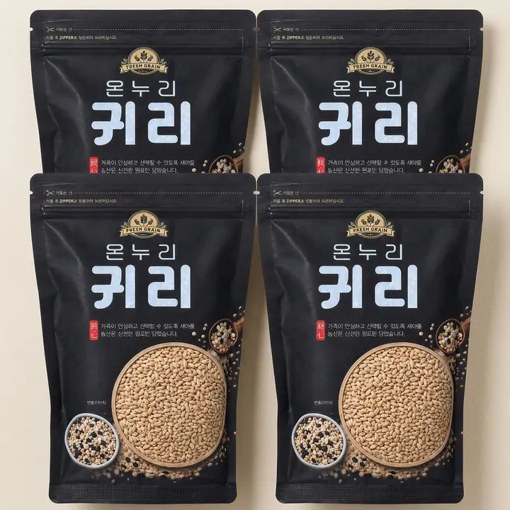 새마을농산 귀리, 500g, 4봉