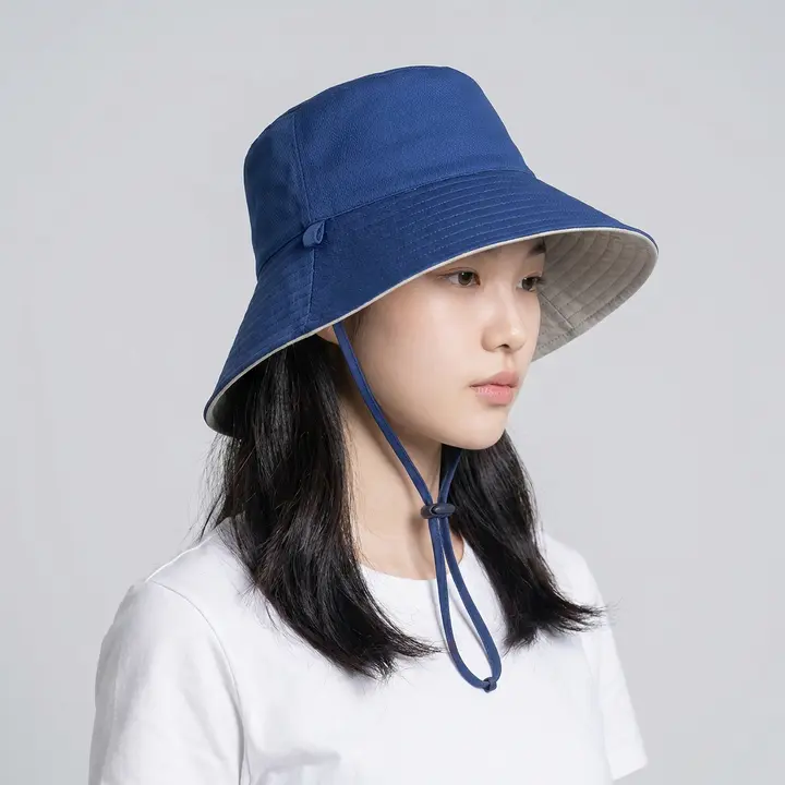 Velnova 상하반전 자외선차단 등산 버킷햇, 오렌지, 1개