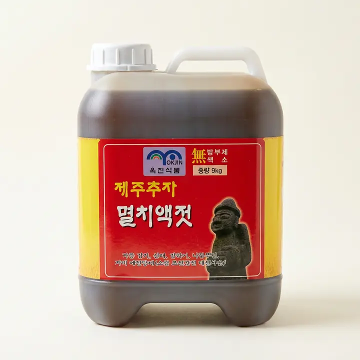 옥진 제주추자 멸치액젓, 국내산100퍼센트, 9kg, 1박스