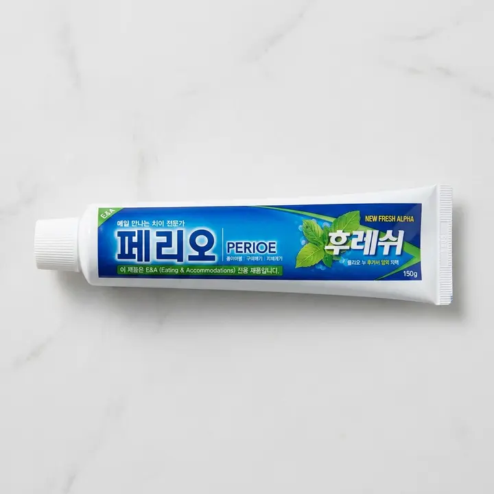 LG생활건강 페리오 뉴후레쉬 알파 치약, 150g, 10개