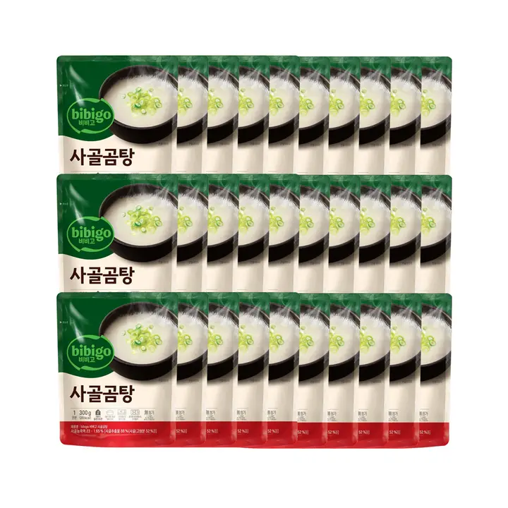 비비고 사골곰탕, 300g, 30개