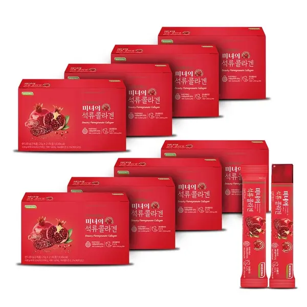 로지나 미녀의 석류콜라겐, 25g, 21포, 8개