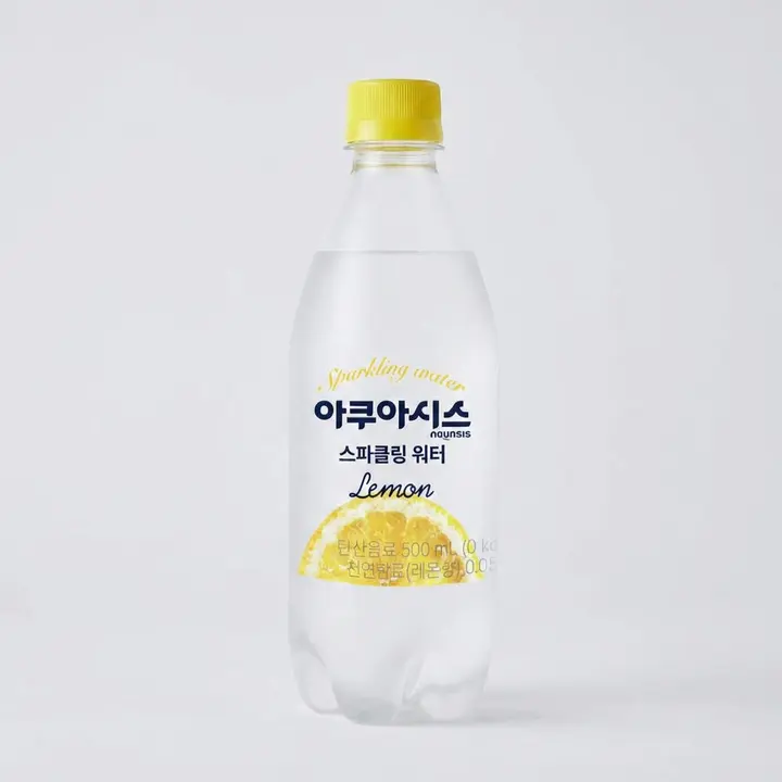 아쿠아시스 스파클링 워터 레몬, 500ml, 20개