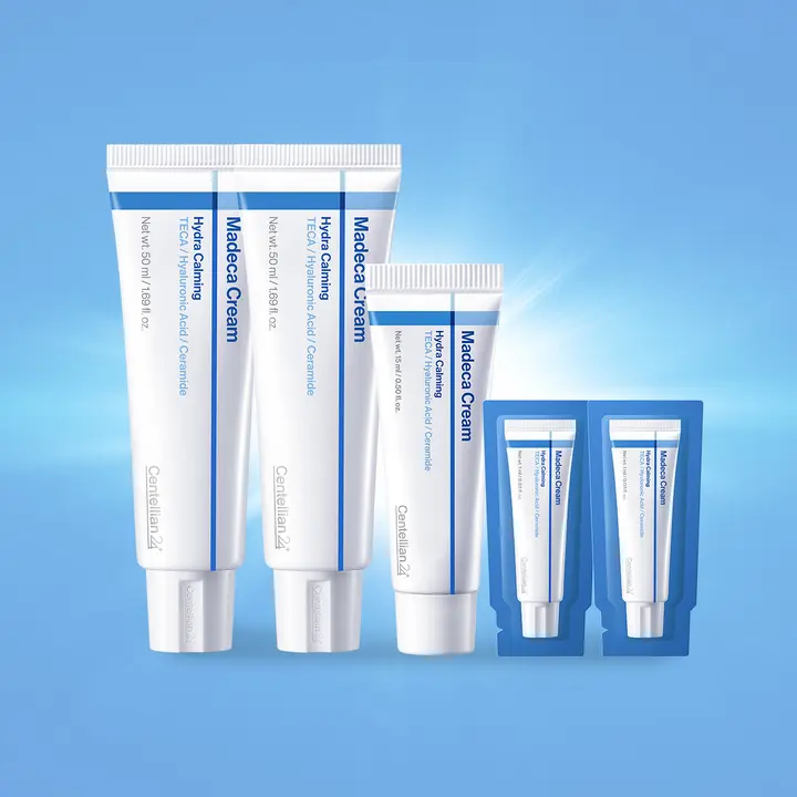 센텔리안24 마데카 크림 하이드라 카밍, 50ml, 2개 + 15ml, 1개 + 1ml, 2매