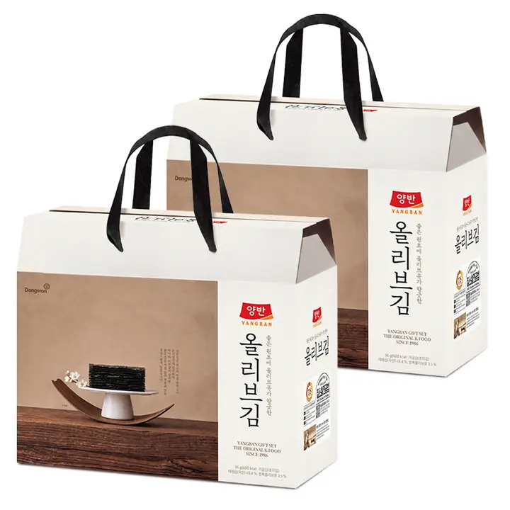 동원 양반 올리브김 식탁김 케이스, 4g, 24봉, 1박스