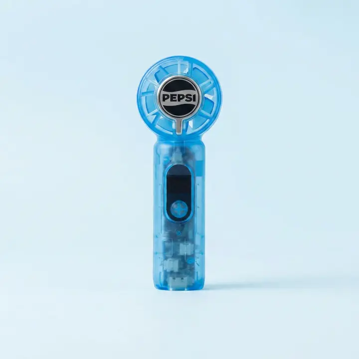 펩시 아이스 쿨링 미니 선풍기, 블루, 1개