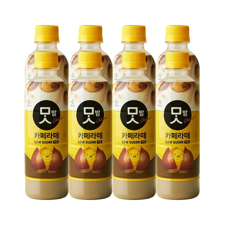 CJ제일제당 맛밤 저당 카페라떼, 350ml, 24개