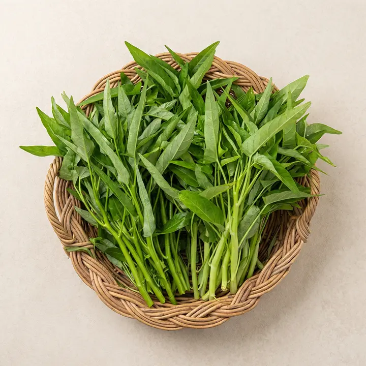 마켓상상 국내산 공심채 모닝글로리, 1kg, 1박스