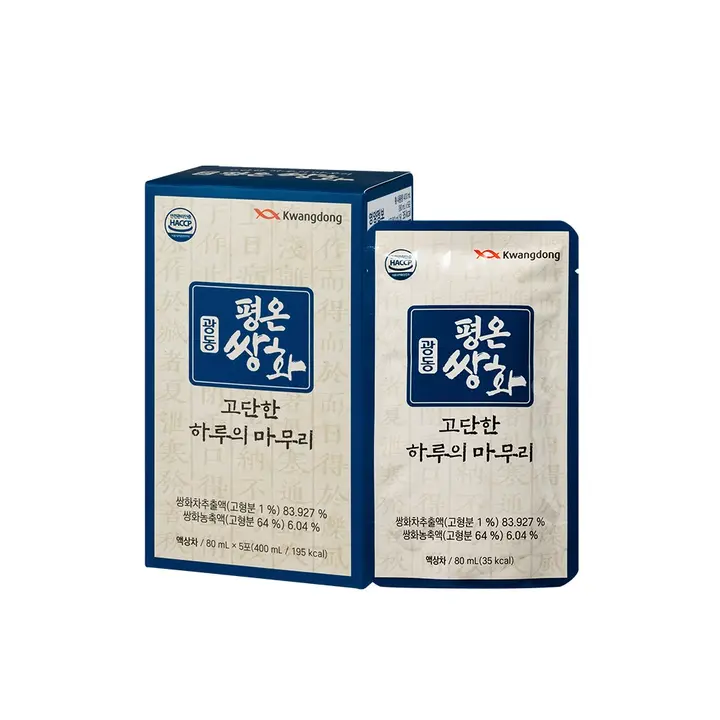 광동 평온쌍화, 80ml, 5팩, 1개