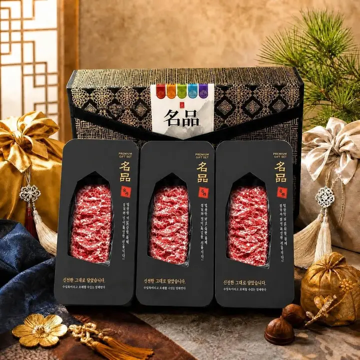 마랑컴퍼니 한우 1++ 불고기 선물세트, 200g, 3개입, 1세트