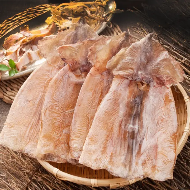 잘마른 몸통 오징어, 4마리, 200g, 1봉
