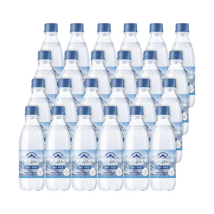 동원 미네마인 스파클링 고밀도 강탄산 탄산수, 500ml, 40개