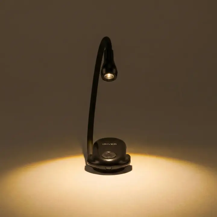 아이리버 클립형 LED 북라이트 IB-PL100, 블랙, 1개
