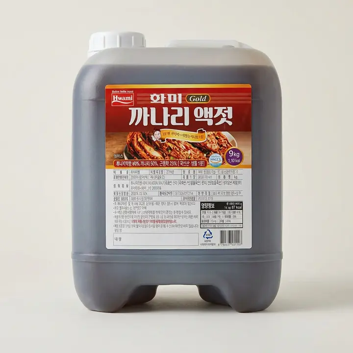 화미 골드 까나리액젓, 9kg, 1개