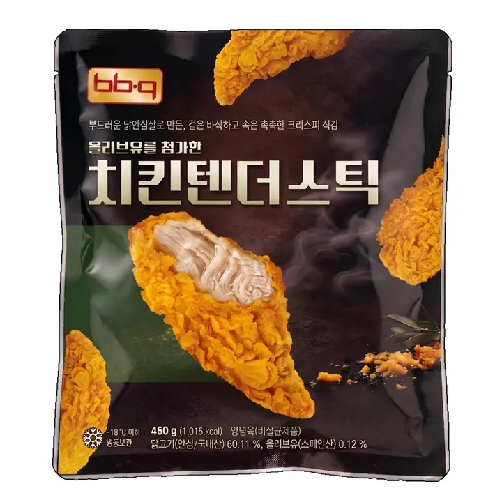 BBQ 치킨텐더스틱, 450g, 3개