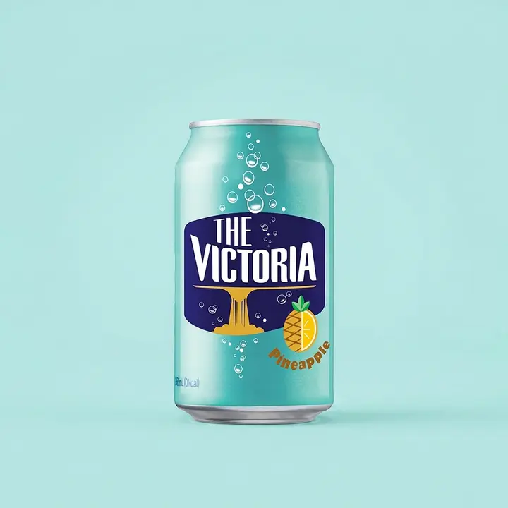 웅진 더빅토리아 파인애플 탄산수 캔, 350ml, 24개