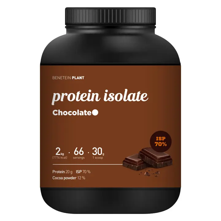 베네틴 플랜트 프로틴 쉐이크 아이솔레이트 초코맛, 2kg, 1개