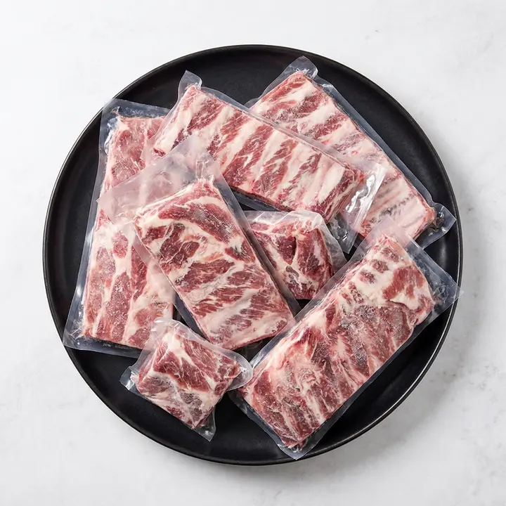 돼지 등갈비, 국내산, 3kg, 1박스