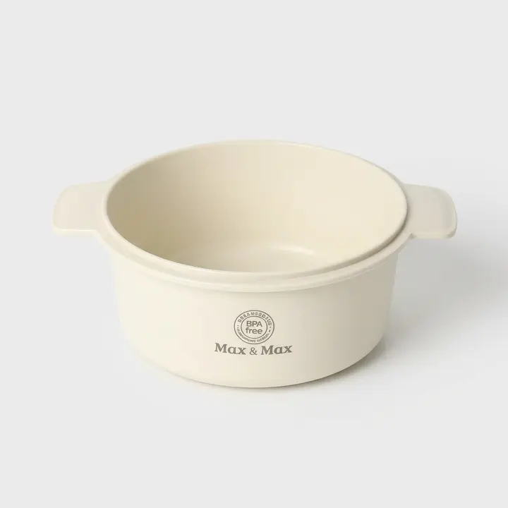 맥스 앤 맥스 전자레인지 라면 용기, 아이보리 1L 2개 + 민트 1L 2개, 4개