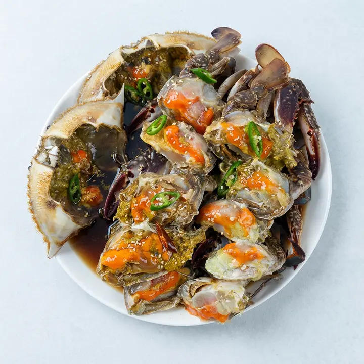 한방 삼점 암 꽃게장, 2kg, 2개