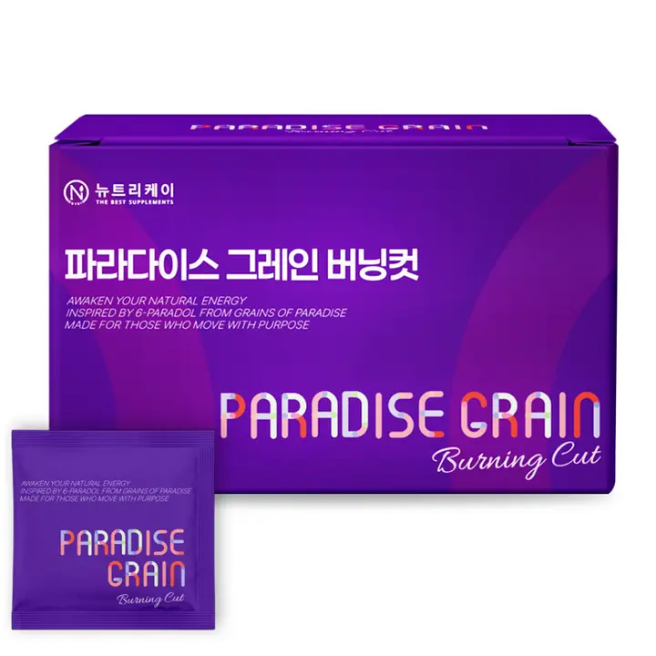 뉴트리케이 파라다이스 그레인 버닝컷 6파라돌, 60정, 1박스