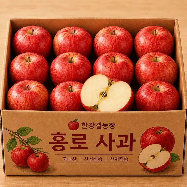 햇 홍로 사과, 5kg, 1박스