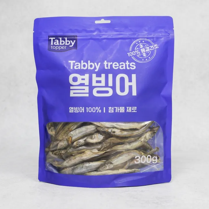 테비 동결건조 열빙어 강아지간식, 300g, 1개