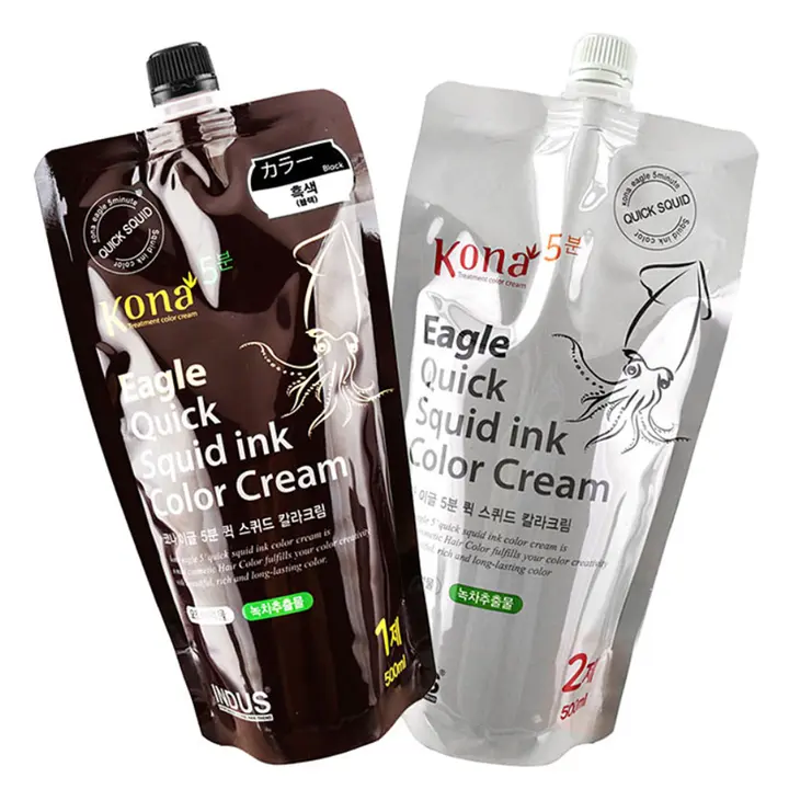 INDUS 코나 이글 5분 퀵 스퀴드 칼라크림, 자연갈색, 500ml, 1000개