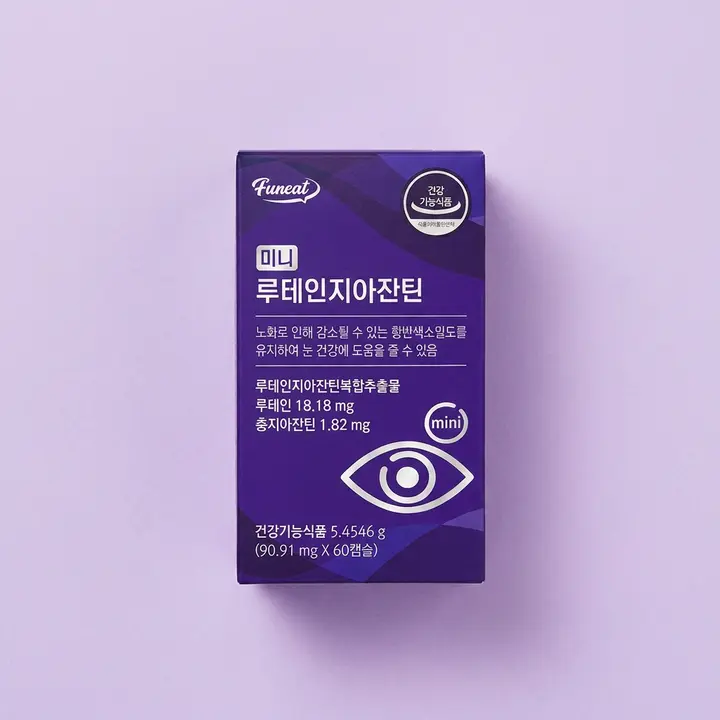 퍼니트 미니 루테인지아잔틴, 20mg, 60캡슐, 1개