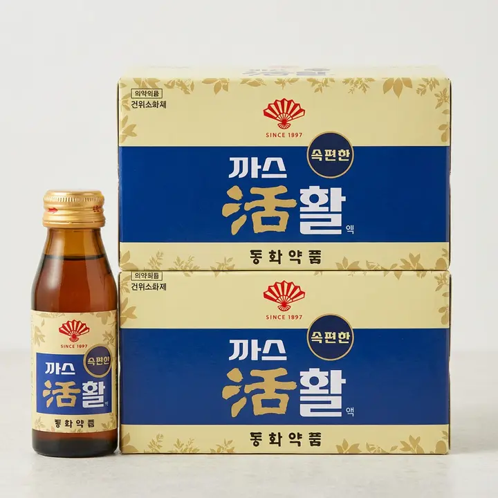 부채표 까스활액, 75ml, 20개