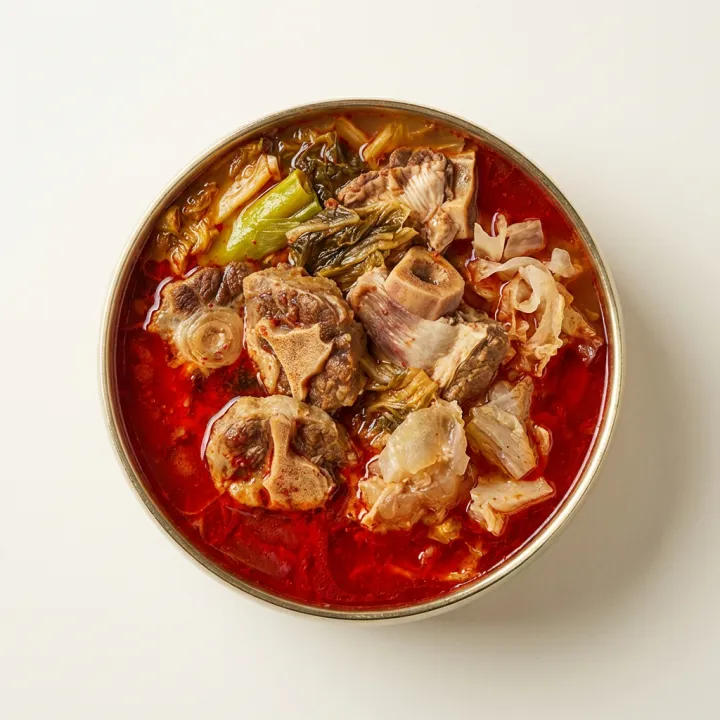 더 진한 얼큰 우거지 소한마리탕, 600g, 3개