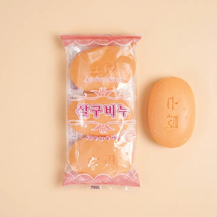 살구 화장 비누, 90g, 15개