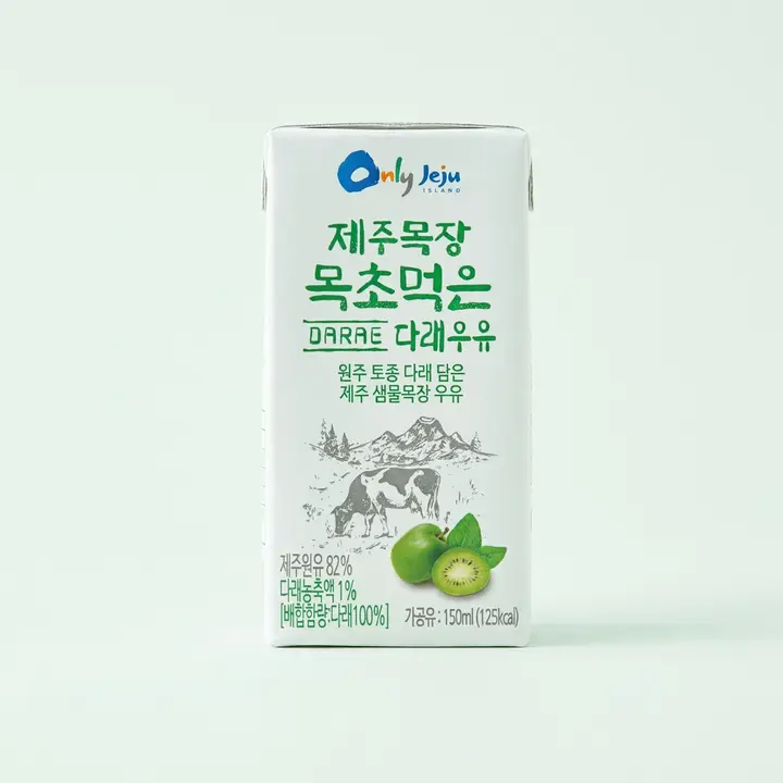 제주목장 목초먹은 다래우유, 150ml, 24팩, 1박스