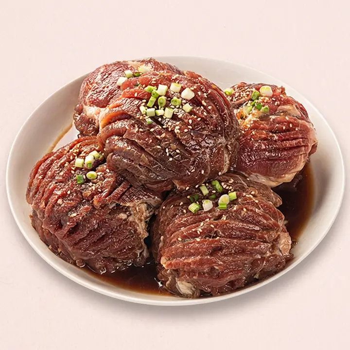 대한민국농수산 뼈없는 한돈 양념갈비, 300g, 4팩