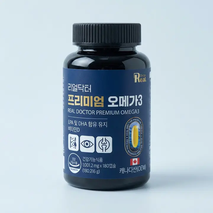 리얼닥터 프리미엄 오메가3, 180캡슐, 1개