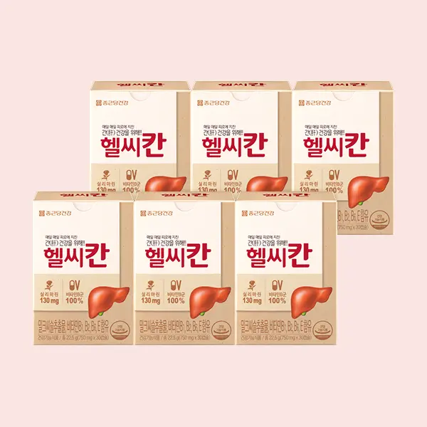종근당건강 헬씨칸, 750mg, 30캡슐, 6박스
