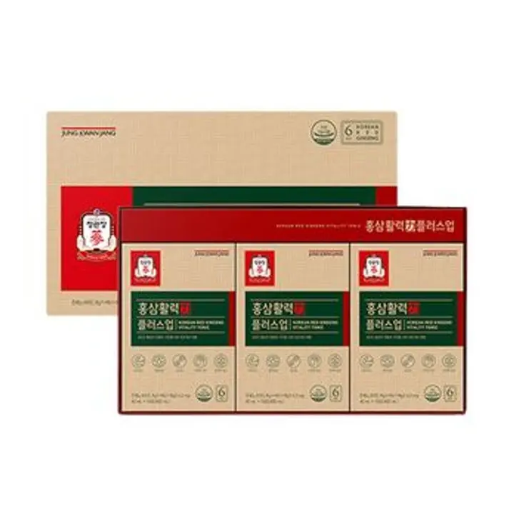 정관장 홍삼활력플러스업, 40ml, 30포, 10박스