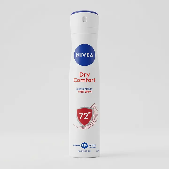 니베아 데오드란트 스프레이 드라이콤포트, 200ml, 1개 + 증정 롤온, 25ml, 1개