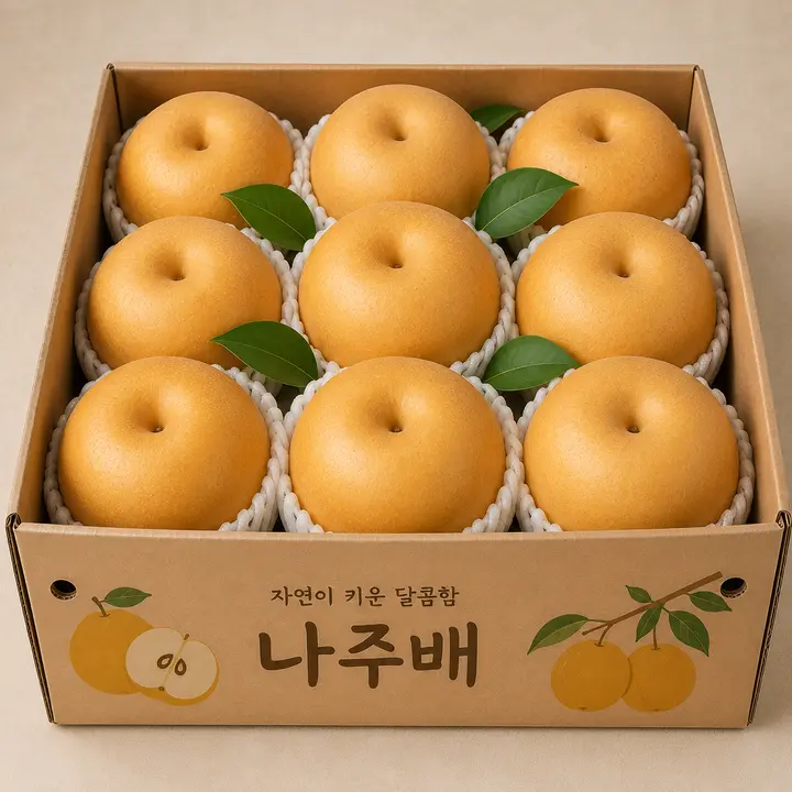 나주배, 특품, 3kg, 6-9과, 1박스