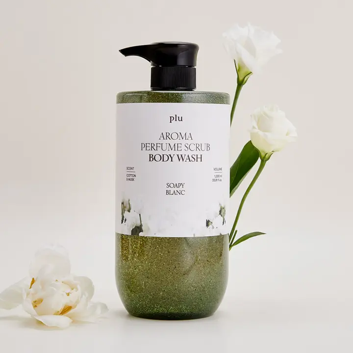 플루 아로마 퍼퓸 스크럽 바디워시, 소피블랑, 1000ml, 1개