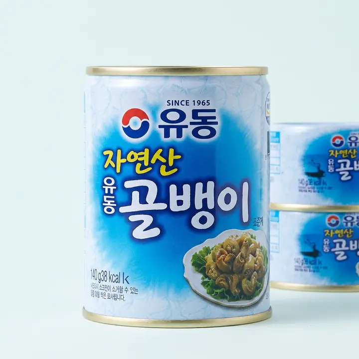 유동 자연산 골뱅이, 140g, 8캔, 1세트