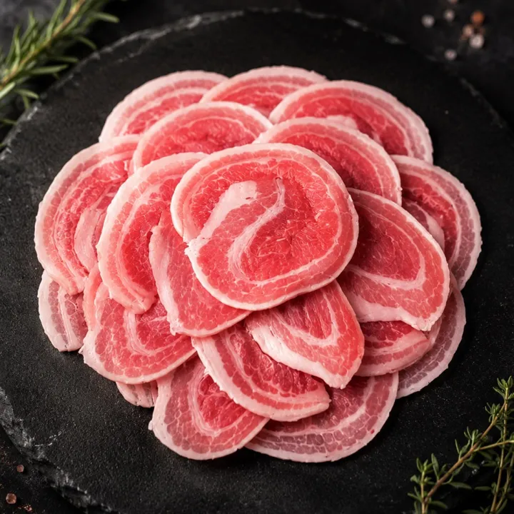 듀록 꽃삼겹살, 4mm, 500g, 4개