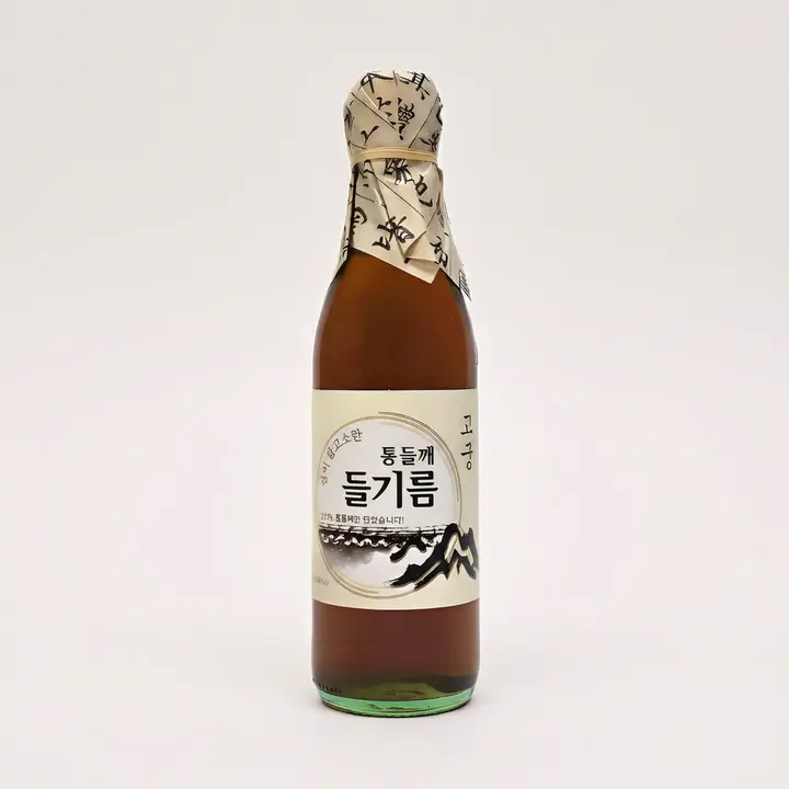 고궁 통들깨 들기름 100퍼센트, 350ml, 4개