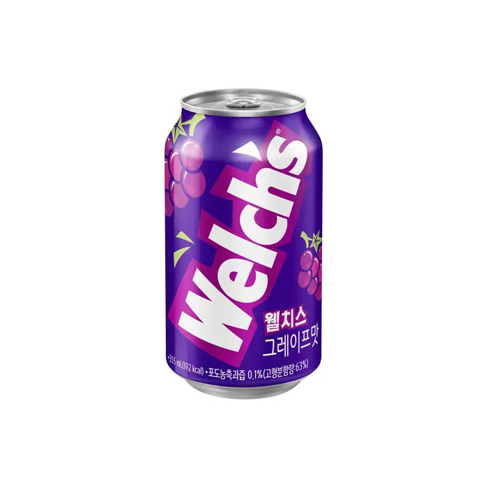 농심 웰치스 그레이프맛, 355ml, 12개
