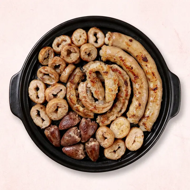 한우 소곱창 모듬세트, 곱창 200g + 대창 200g + 염통 200g, 1세트